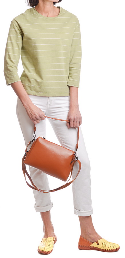 женская сумка натуральная кожа kiki lok корея