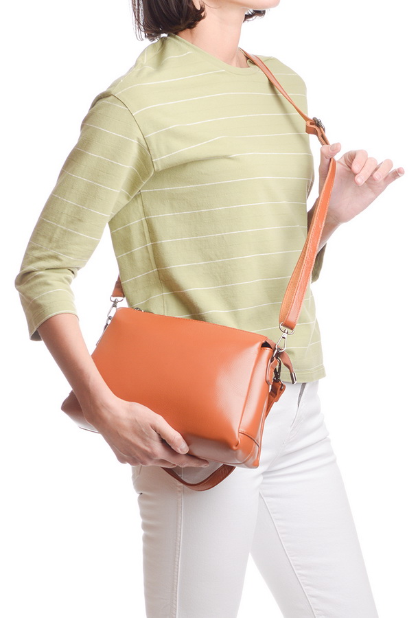 женская сумка натуральная кожа kiki lok корея