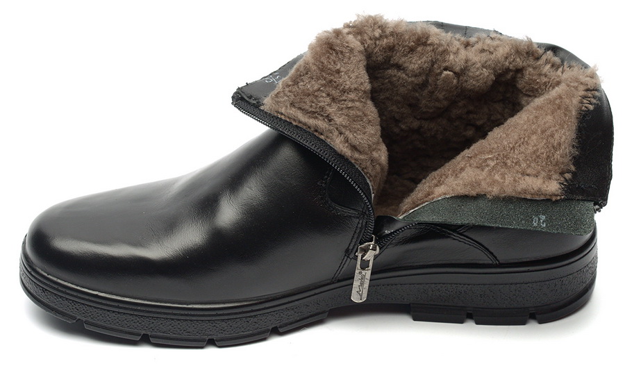 мужские ботинки натуральная кожа / натуральный мех марко беларусь