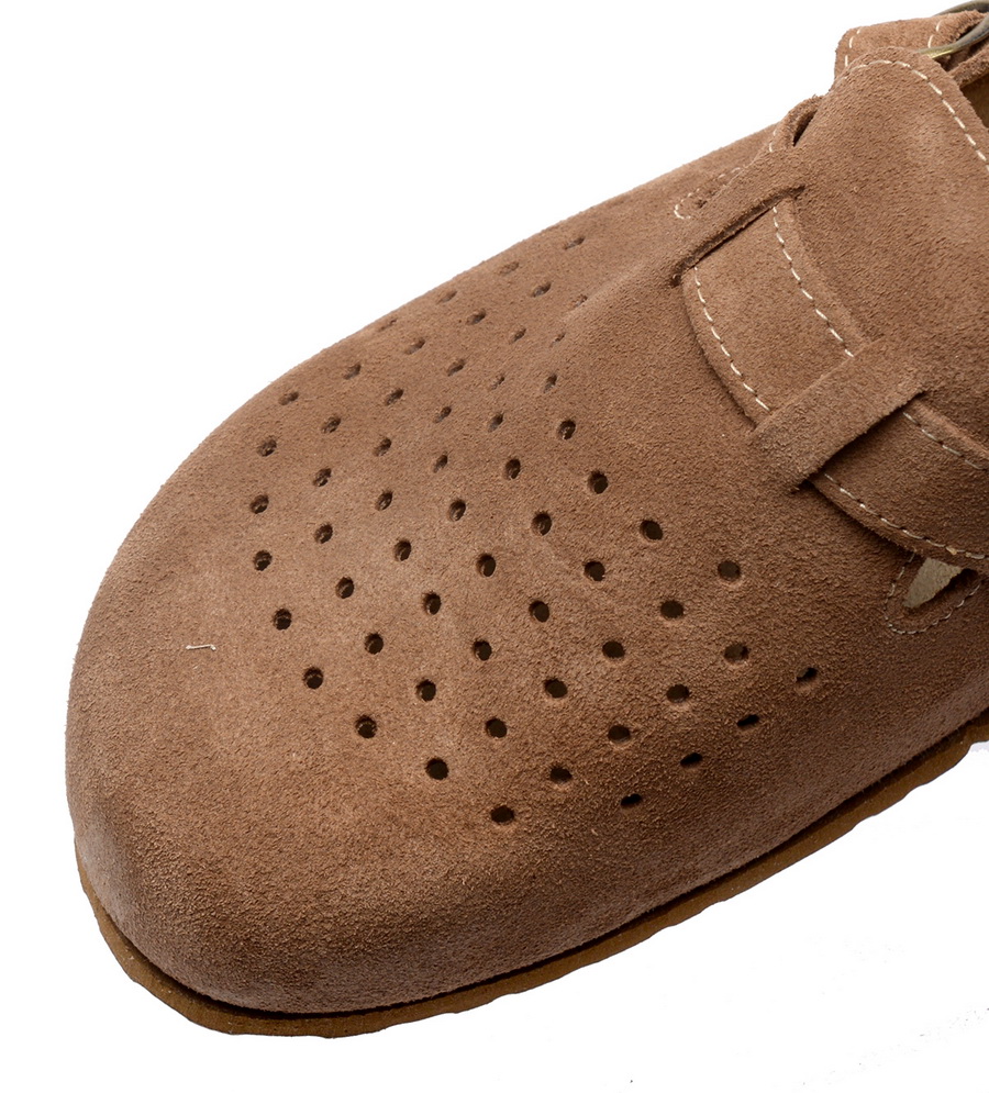 мужские сабо натуральная кожа (замша) evalli польша