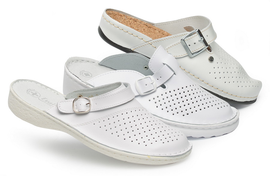 женские сабо натуральная кожа evalli польша