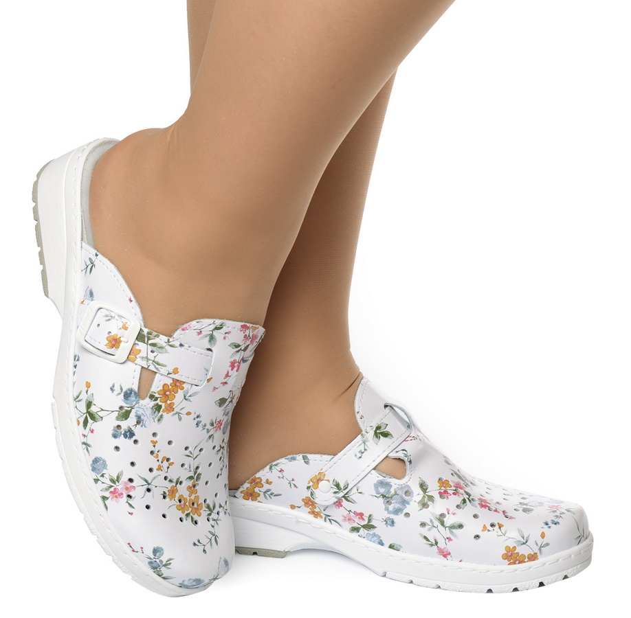 женские сабо натуральная кожа evalli польша