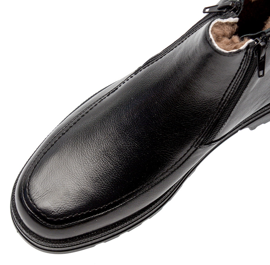 мужские ботинки натуральная кожа / натуральный мех отико беларусь