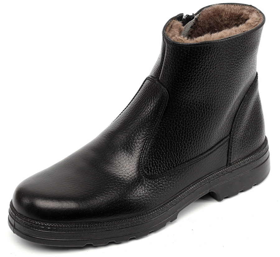 мужские ботинки натуральная кожа/натуральный мех отико беларусь