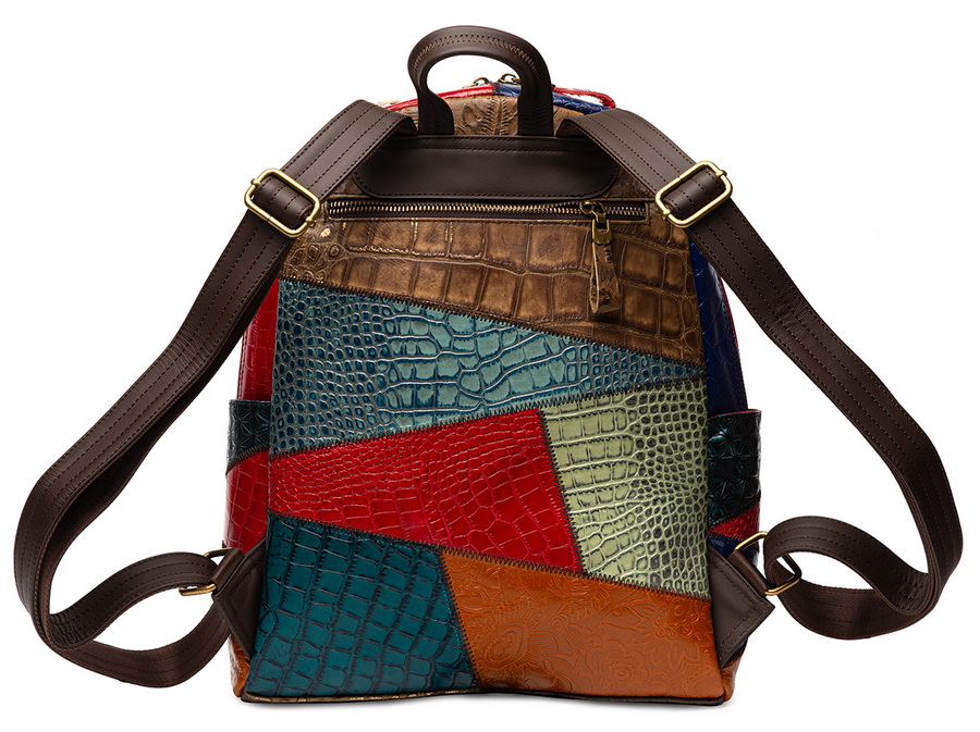 женский рюкзак натуральная кожа kikilok корея