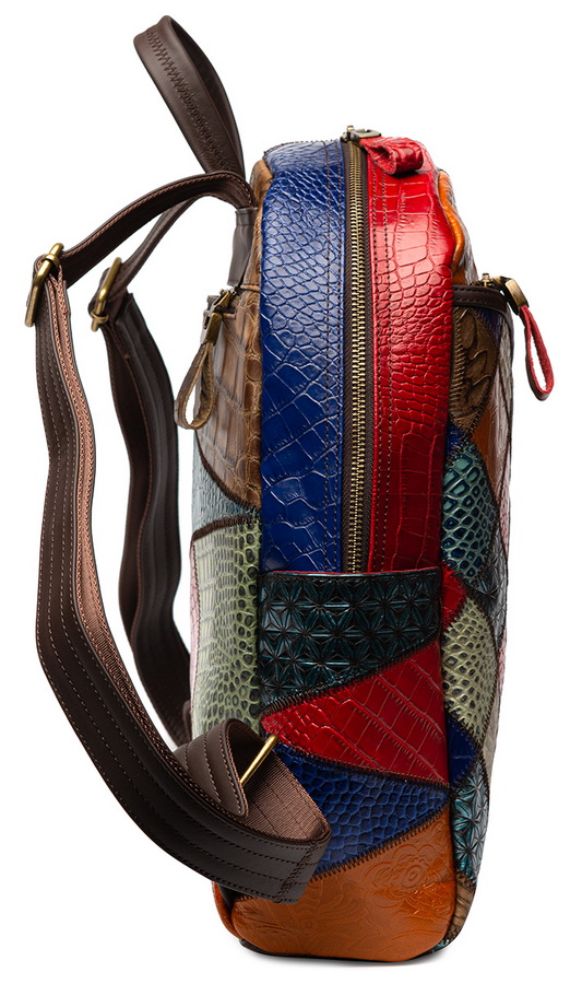 женский рюкзак натуральная кожа kikilok корея