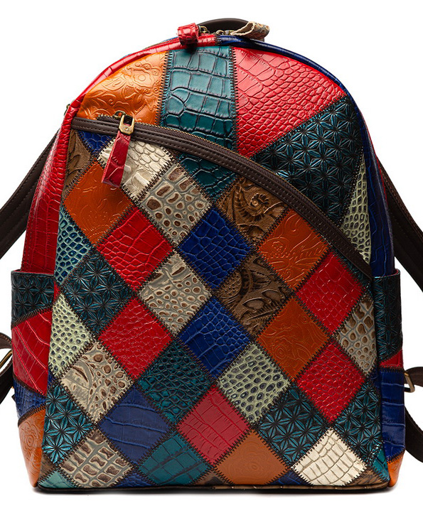 женский рюкзак натуральная кожа kikilok корея