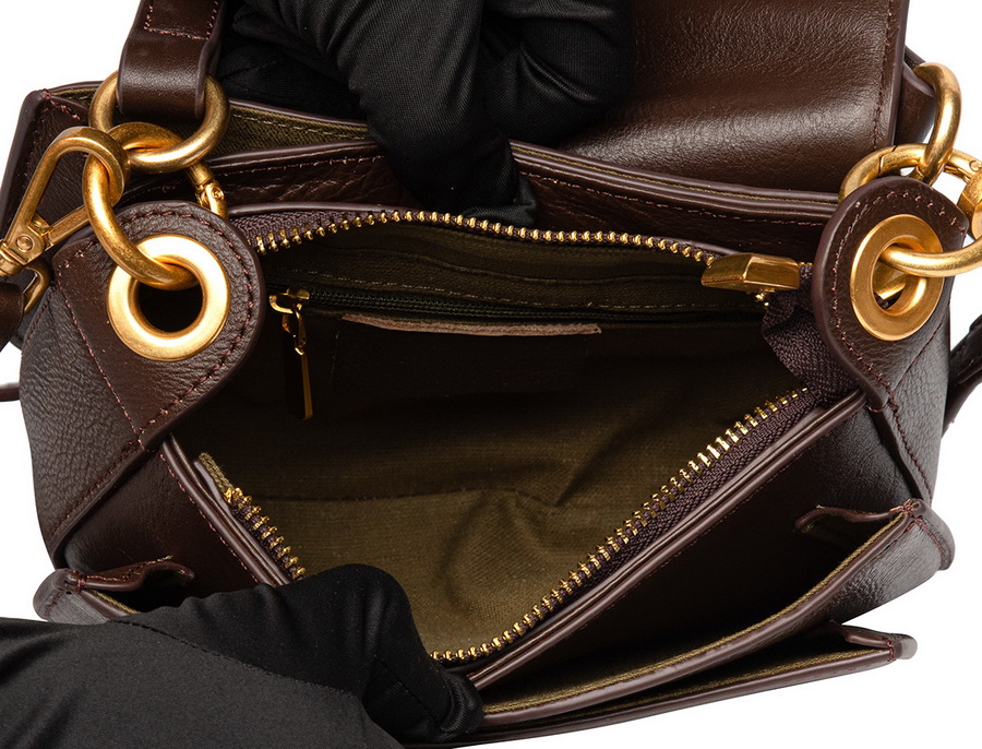 женская сумка натуральная кожа  kiki lok корея