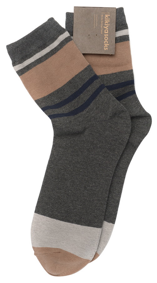 мужские носки  полоса kikiya корея