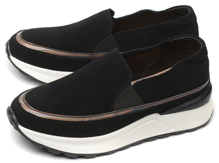 женские мокасины на танкетке натуральная кожа (замша) bnf тайвань