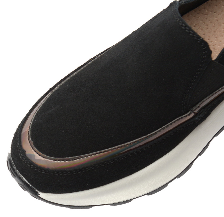 женские мокасины на танкетке натуральная кожа (замша) bnf тайвань