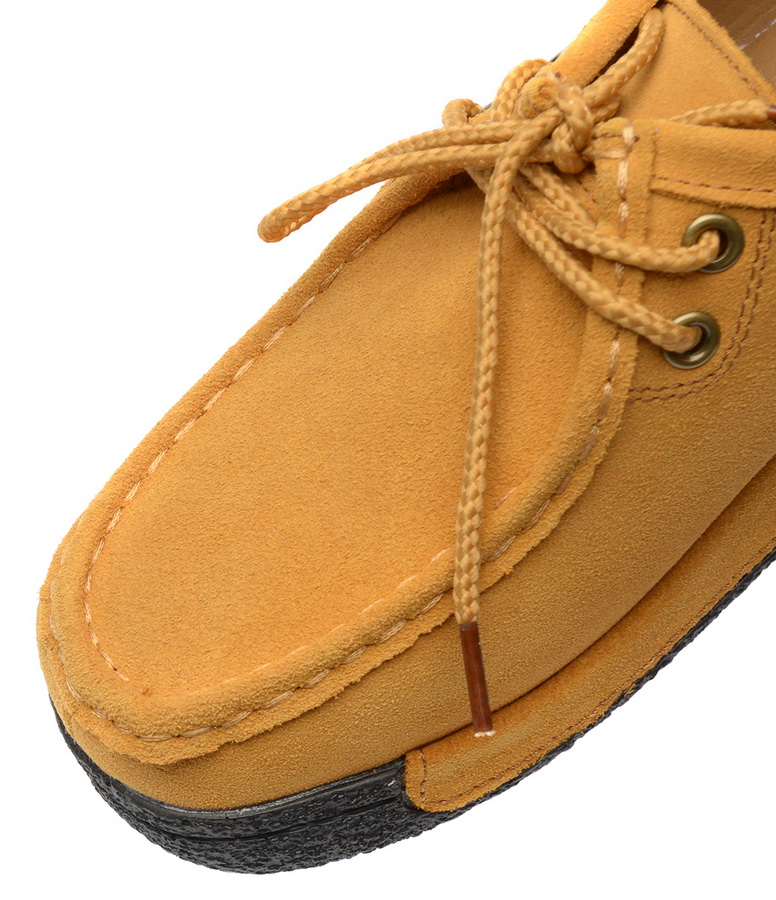 женские мокасины на танкетке натуральная кожа (замша) binifoot/bnf тайвань