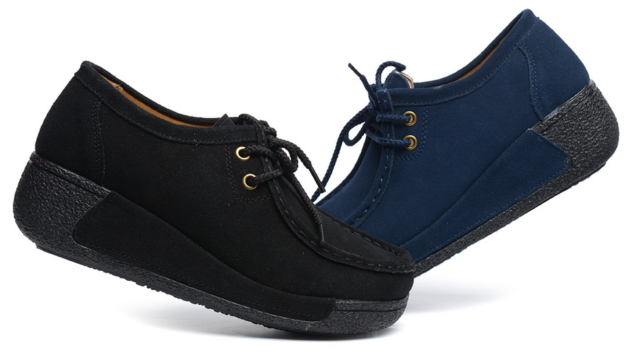 женские мокасины на танкетке натуральная кожа (замша) bnf тайвань