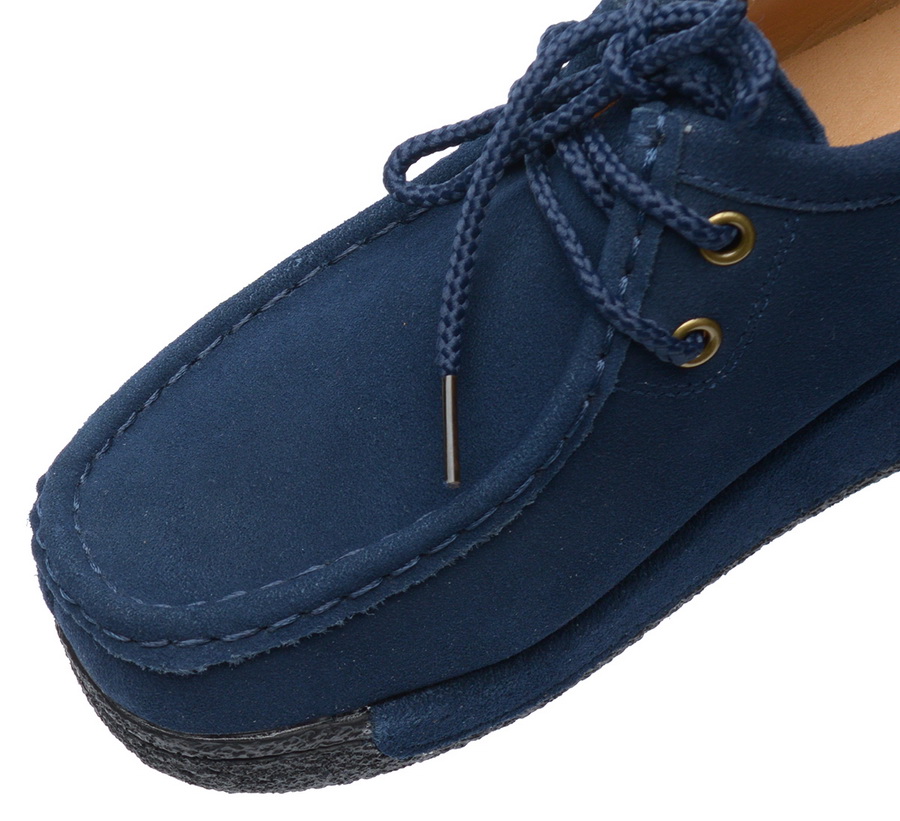 женские мокасины на танкетке натуральная кожа (замша) bnf тайвань