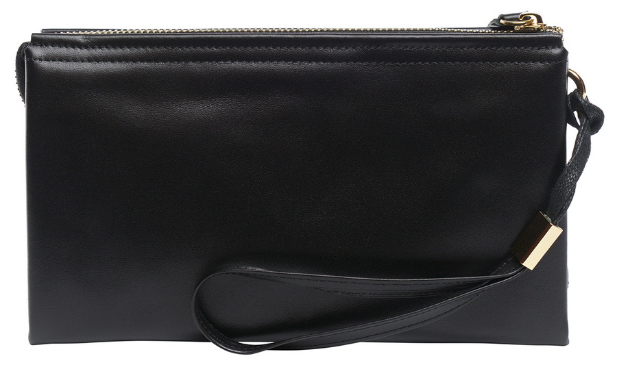 сумка-кошелек (пошет)  натуральная кожа kiki lok корея