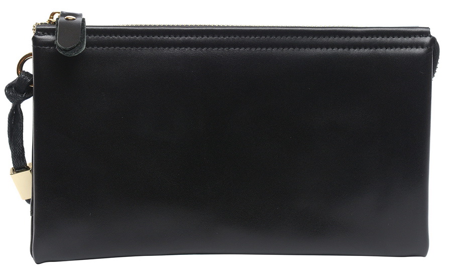 сумка-кошелек (пошет)  натуральная кожа kiki lok корея