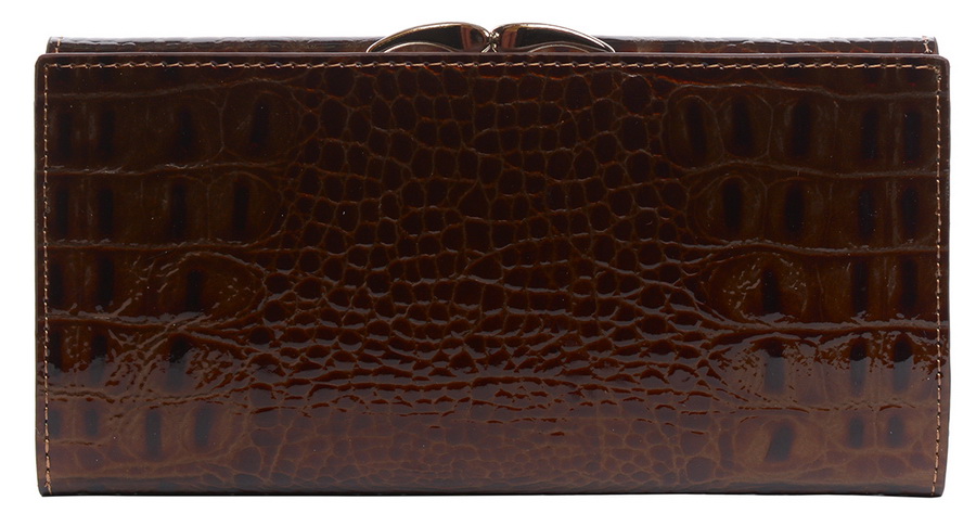 женский кошелек лаковый натуральная кожа тайвань