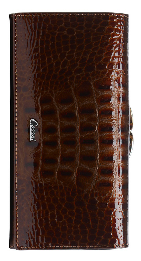 женский кошелек лаковый натуральная кожа тайвань