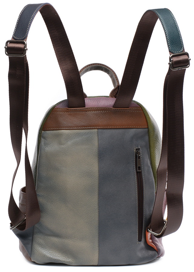 женский рюкзак натуральная кожа kiki lok корея