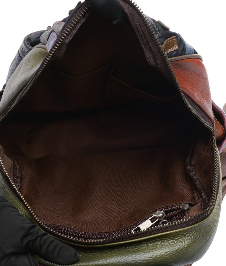 женский рюкзак натуральная кожа kiki lok корея