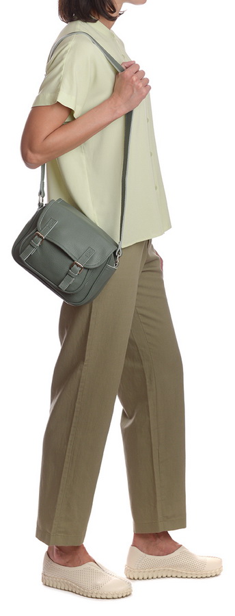 женская сумка натуральная кожа  kiki lok корея