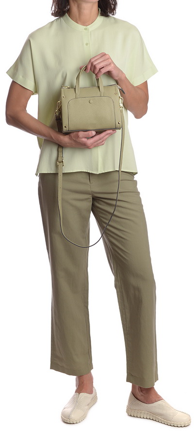 женская сумка натуральная кожа  kiki lok корея