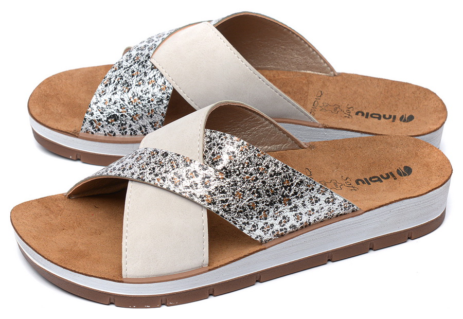 женские босоножки экокожа/ натуральная кожа inblu 