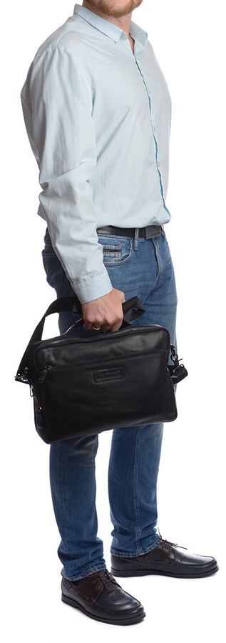 мужской портфель натуральная кожа allan marco 