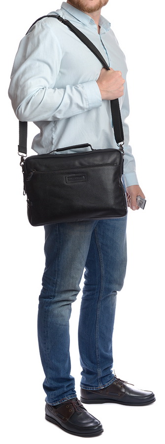 мужской портфель натуральная кожа allan marco 