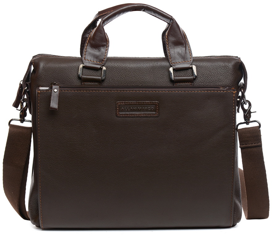 мужской портфель натуральная кожа allan marco 