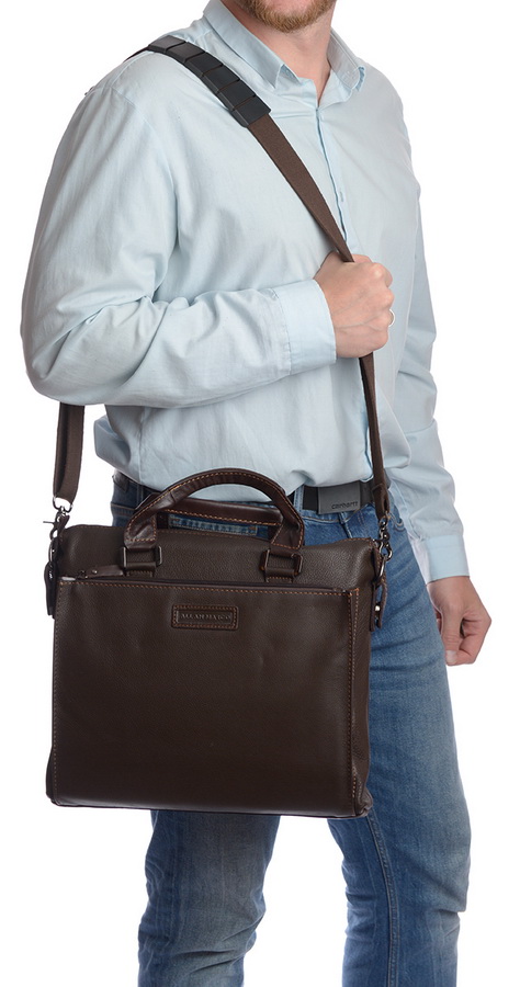 мужской портфель натуральная кожа allan marco 