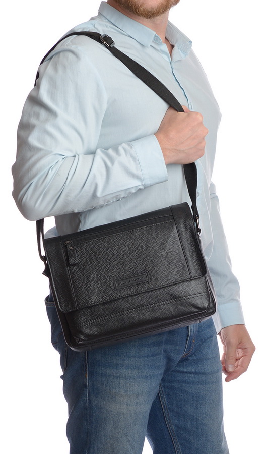 мужской портфель натуральная кожа allan marco 