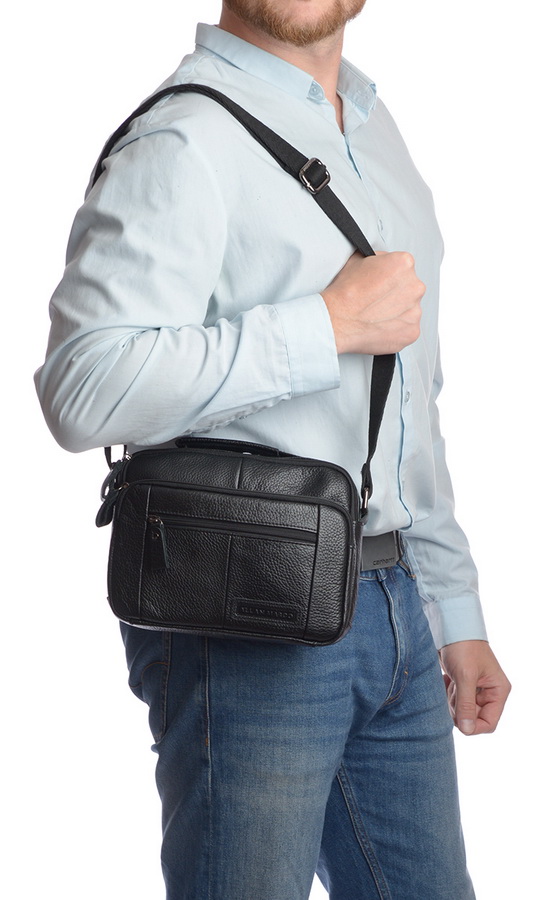 мужской портфель натуральная кожа allan marco 