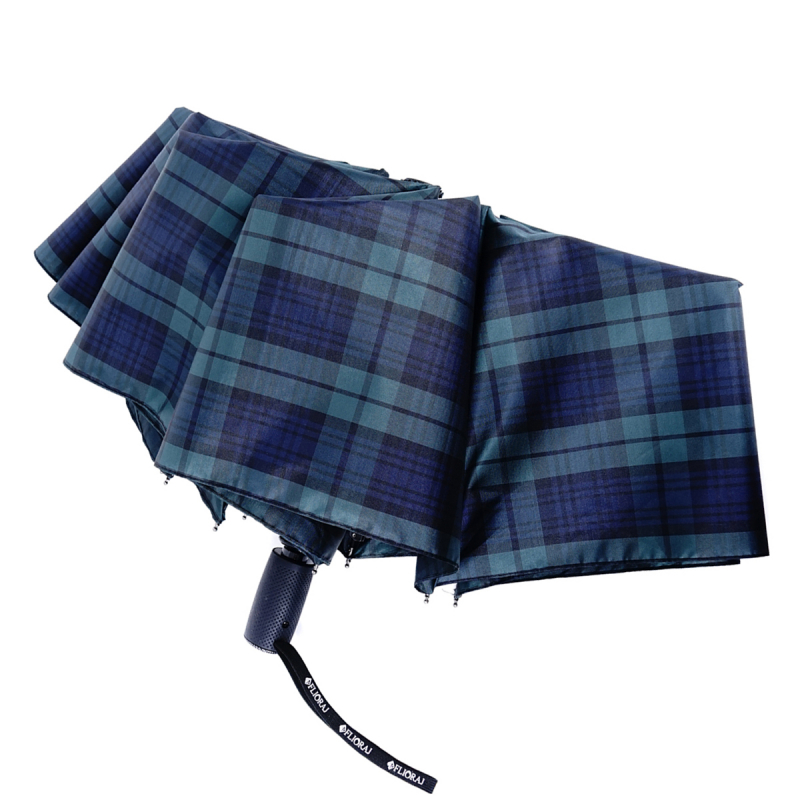 зонт мужской семейный клетка автомат антиветер flioraj