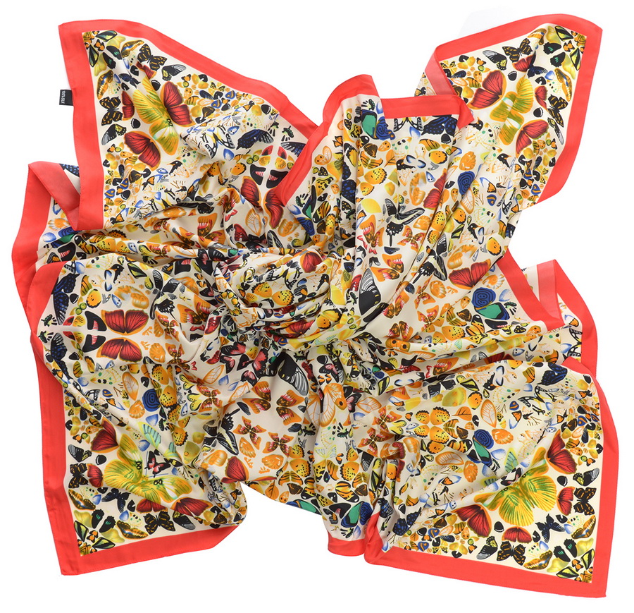 платок 100% шелк италия