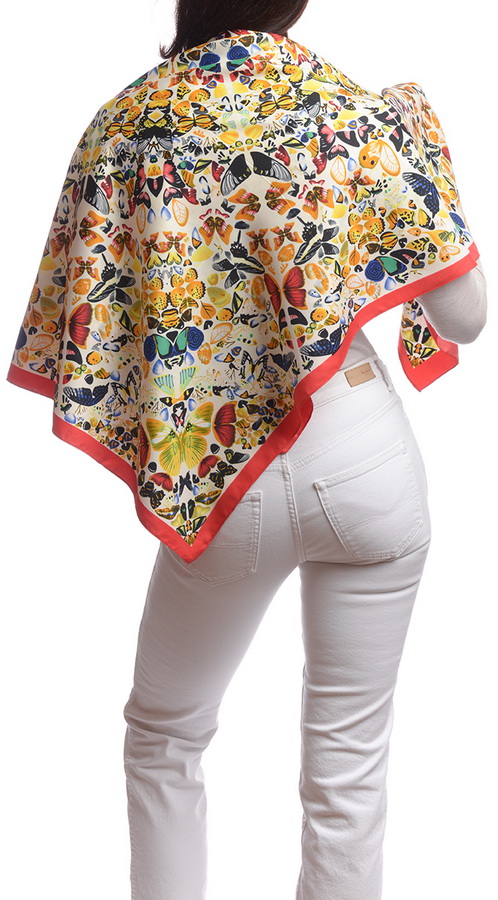 платок 100% шелк италия