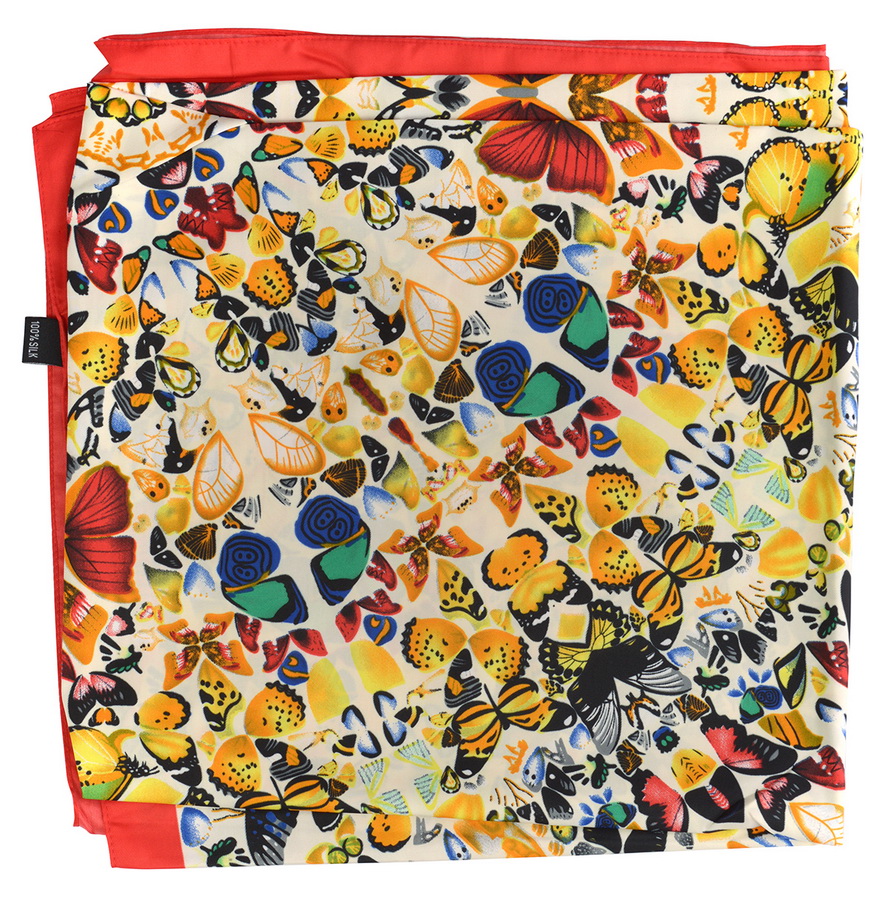 платок 100% шелк италия