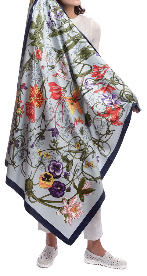 платок 100% шелк италия