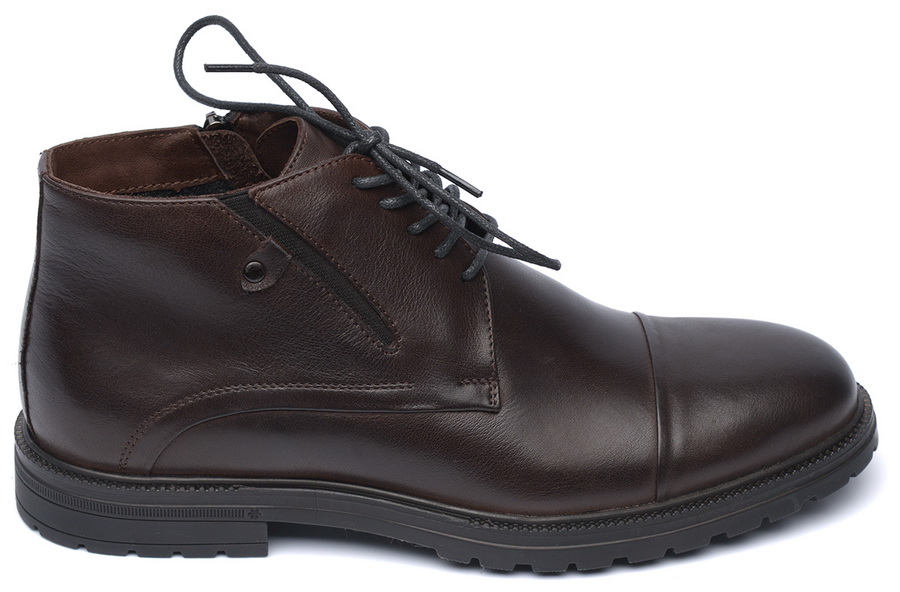 мужские ботинки натуральная кожа / байка corvetto