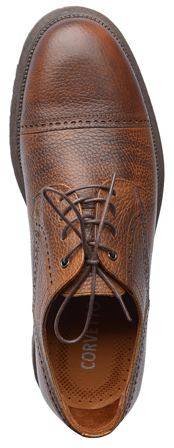 мужские полуботинки натуральная кожа corvetto италия