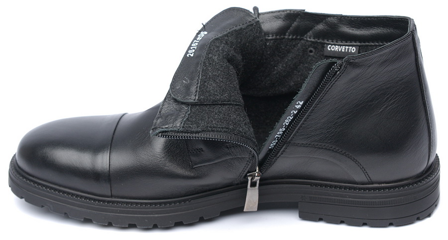 мужские ботинки натуральная кожа / байка corvetto