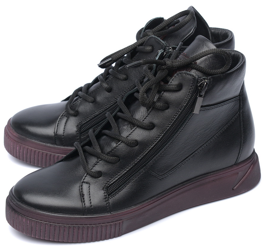 женские ботинки натуральная кожа/шерсть  corvetto