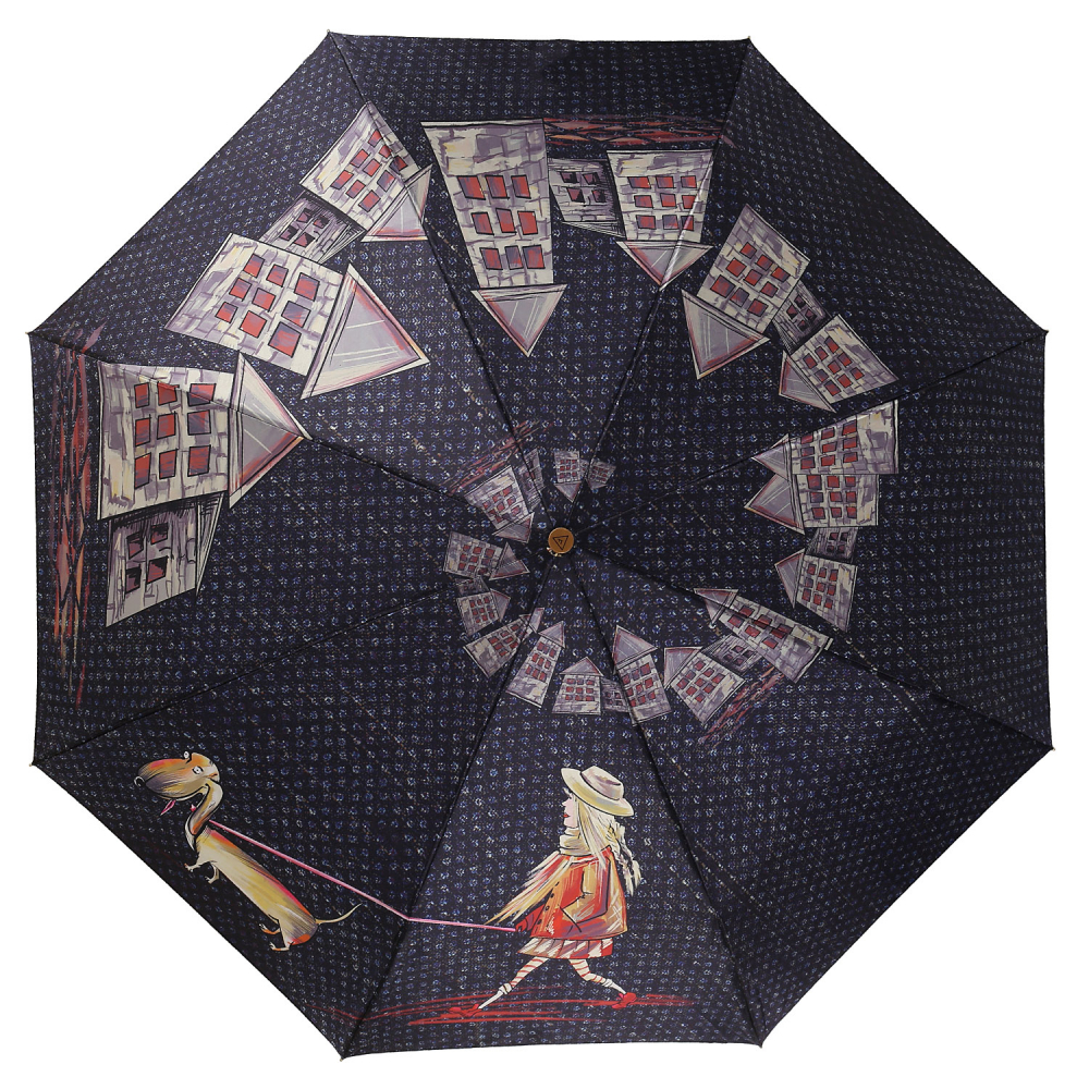 зонт облегченный женский автомат fabretti