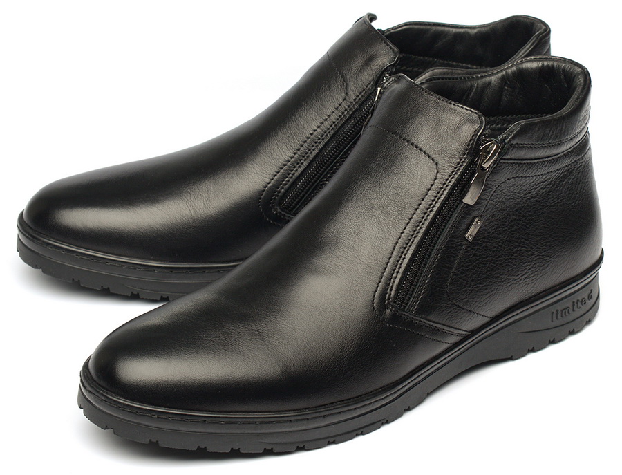 мужские ботинки натуральная кожа / натуральный мех corvetto