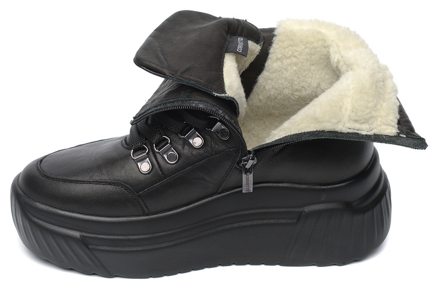 женские ботинки натуральная кожа / шерсть corvetto италия