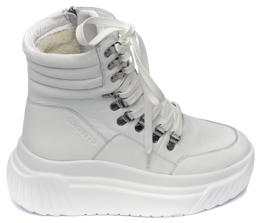 женские ботинки натуральная кожа / шерсть corvetto италия