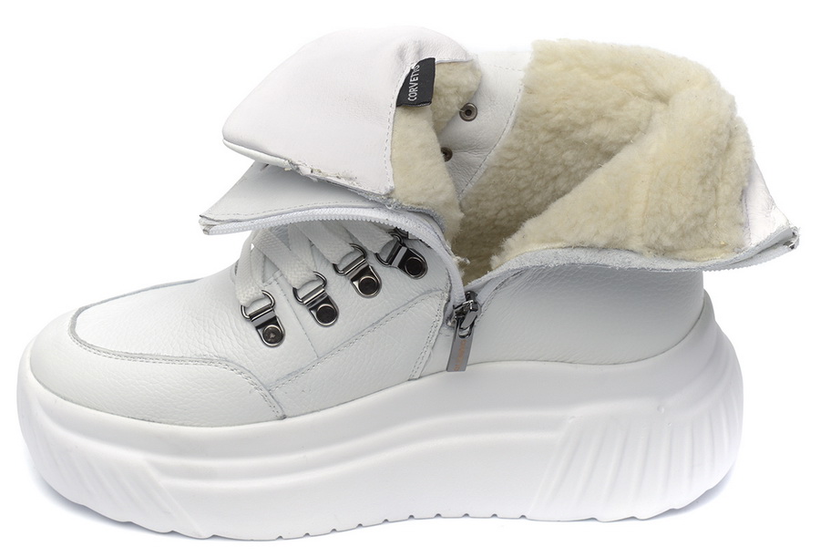 женские ботинки натуральная кожа / шерсть corvetto италия