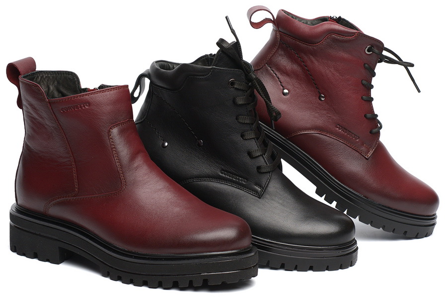 женские ботинки натуральная кожа / байка corvetto италия