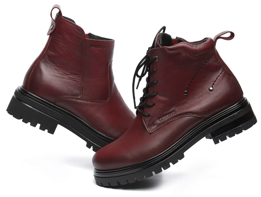 женские ботинки натуральная кожа / байка corvetto италия