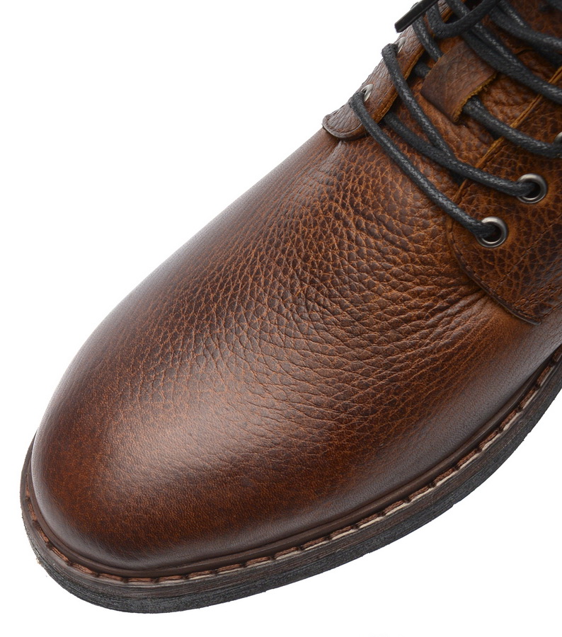 мужские ботинки натуральная кожа / шерсть corvetto